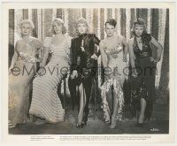 7d620 MANPOWER 8.25x10 still '41 Marlene Dietrich in lineup with four sexy seated smoking women!