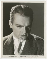 7d638 MAYOR OF HELL 8x10 still '33 great moody head & shoulders close up of James Cagney!
