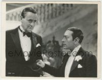 7d681 NIGHT AFTER NIGHT 8x10 key book still '32 George Raft tries to stop worried Roscoe Karns!