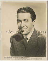 7d685 NO TIME FOR COMEDY 8x10.25 still '40 smiling portrait of James Stewart in Warner Bros movie!
