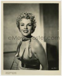 7d722 DOLORES DONLON 8x10 still '54 sexy waist-high portrait in halter top outfit from Long Wait!