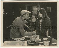 7d752 RAMSHACKLE HOUSE deluxe 8x10 still '24 Betty Compson with others by solitaire game, lost film!