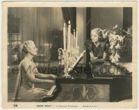 7d822 SHOW BOAT 8x10 still '36 Irene Dunne looks at pretty Sunny O'Dea playing piano!