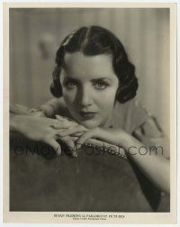 7d874 SUSAN FLEMING 8x10 still '31 Harpo Marx's wife close up sitting backwards in chair!