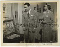 7d895 THIN MAN GOES HOME 8x10.25 still '44 Myrna Loy watches William Powell staring at picture!