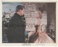 7d087 TO CATCH A THIEF color 8x10 still R63 Cary Grant staring at beautiful Grace Kelly, Hitchcock