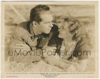 7d927 TRAIL OF THE LONESOME PINE 8x10 still '36 romantic c/u of Fred MacMurray & Sylvia Sidney!