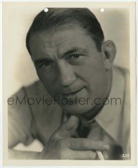 7d949 VICTOR MCLAGLEN deluxe 8x10 still '30s great head & shoulders portrait from Fox Films!