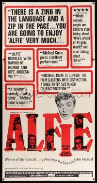 7f149 ALFIE 3sh '66 British cad Michael Caine loves them and leaves them, ask any girl!