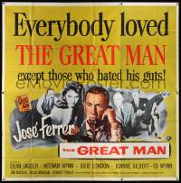 7f041 GREAT MAN 6sh '57 Jose Ferrer exposes a great fake, with help from sexy Julie London!