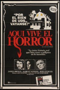 7f626 AMITYVILLE HORROR Argentinean '79 James Brolin, Margot Kidder, Rod Steiger, haunted house!