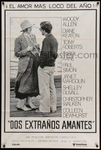 7f631 ANNIE HALL Argentinean '77 full-length Woody Allen & Diane Keaton, a nervous romance!