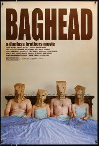 7g537 BAGHEAD 1sh '08 comedy horror melodrama, Steve Zissis, Ross Partridge, wacky image!