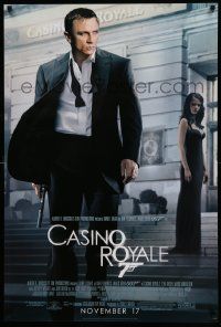 7g592 CASINO ROYALE advance 1sh '06 Daniel Craig as James Bond & sexy Eva Green!