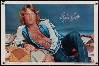 7g224 ANDY GIBB 23x35 commercial poster '77 great image of the singer with open shirt!