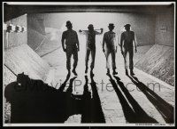 7g241 CLOCKWORK ORANGE 25x35 commercial poster '70s Kubrick, Malcolm McDowell & his droogs!