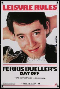7g247 FERRIS BUELLER'S DAY OFF 24x36 commercial poster '86 Matthew Broderick, teen classic!