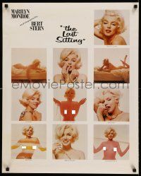 7g286 MARILYN MONROE 23x29 commercial poster '90s sexiest nude images from The Last Sitting shoot!