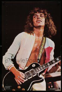 7g299 PETER FRAMPTON 23x35 commercial poster '76 great image of the star on stage with guitar!