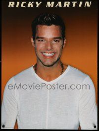 7g308 RICKY MARTIN 24x34 English commercial poster '99 smiling close-up of the Puerto Rican singer