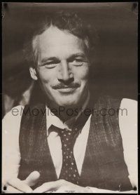 7g324 STING 24x33 commercial poster '73 close-up classic con man Paul Newman!