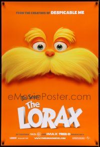 7g627 DR. SEUSS' THE LORAX advance DS 1sh '12 great image of title character!
