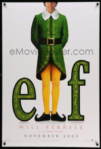 7g635 ELF teaser DS 1sh '03 Jon Favreau directed, James Caan & Will Ferrell in Christmas comedy!