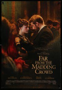 7g651 FAR FROM THE MADDING CROWD DS 1sh '15 Carey Mulligan, Matthias Schoenhaerts!