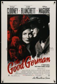 7g683 GOOD GERMAN advance DS 1sh '06 Steven Soderbergh directed, Clooney & pretty Cate Blanchett!