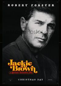 7g744 JACKIE BROWN teaser 1sh '97 Quentin Tarantino, cool image of Robert Forster!