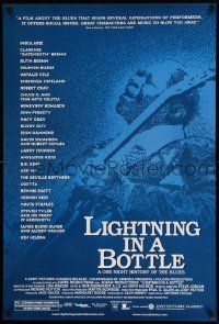 7g776 LIGHTNING IN A BOTTLE DS 1sh '04 Delta blues documentary, cool image of B.B. King!