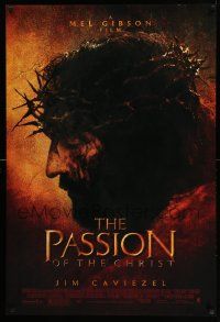 7g838 PASSION OF THE CHRIST DS 1sh '04 directed by Mel Gibson, James Caviezel, Monica Bellucci!