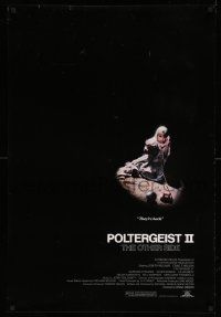 7g855 POLTERGEIST II 1sh '86 Heather O'Rourke, The Other Side, they're back!