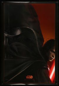 7g874 REVENGE OF THE SITH style A teaser DS 1sh '05 Star Wars Ep.III, great image of Darth Vader!