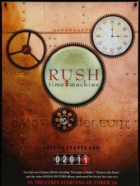 7g887 RUSH: TIME MACHINE advance 1sh '11 Geddy Lee, Alex Lifeson & Neil Peart, Live in Cleveland!