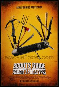 7g892 SCOUTS GUIDE TO THE ZOMBIE APOCALYPSE advance DS 1sh '15 Sheridan, Swiss Army knife image!