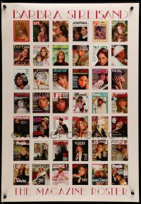 7g361 BARBRA STREISAND 18x26 special '90s great images of the star from many magazine covers!