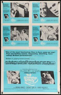 7g365 BIRTHDAY PARTY 28x44 special '68 directed by William Friedkin, Harold Pinter, Robert Shaw!