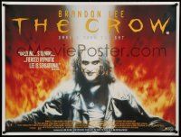 7g070 CROW REPRO 29x37 English special '90s Brandon Lee's final movie, darker than the Bat!