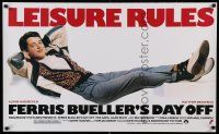7g072 FERRIS BUELLER'S DAY OFF REPRO 22x36 special '80s Broderick in John Hughes teen classic!