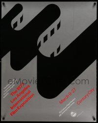 7g062 FILMEX '77 27x34 film festival poster '77 Los Angeles International Film Exposition!