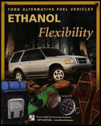 7g182 FORD 19x24 advertising poster '16 Explorer FFV, ethanol flexibility!