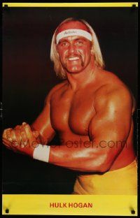 7g401 HULK HOGAN 24x34 special '90s great portrait of the WWF wrestler in costume!