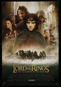 7g086 LORD OF THE RINGS: THE FELLOWSHIP OF THE RING advance mini poster '01 J.R.R. Tolkien, Frodo!
