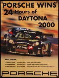 7g207 PORSCHE 30x40 advertising poster 2000 they win the 24 Hours of Daytona, car racing!