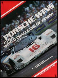 7g209 PORSCHE 30x40 advertising poster '90 World Championship of Tampa, Florida, car racing!