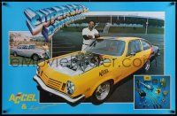 7g218 SUPERSTAR PERFORMANCE 24x37 advertising poster '80s sports cars and Reggie Jackson!