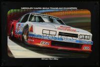 7g489 TOM GLOY 24x36 special '80s wonderful car racing artwork!