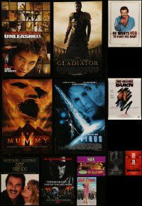 7h461 LOT OF 12 UNFOLDED MINI POSTERS '80s-00s great images from a variety of different movies!