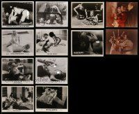 7h336 LOT OF 12 SEXPLOITATION COLOR AND BLACK & WHITE 8X10 STILLS '60s sexy scenes with nudity!